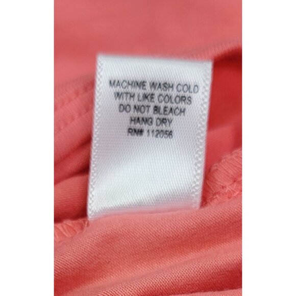 Zenana Tank Bodysuit Coral Racerback Snap Closure Womens Medium New in Bag - Picture 5 of 9